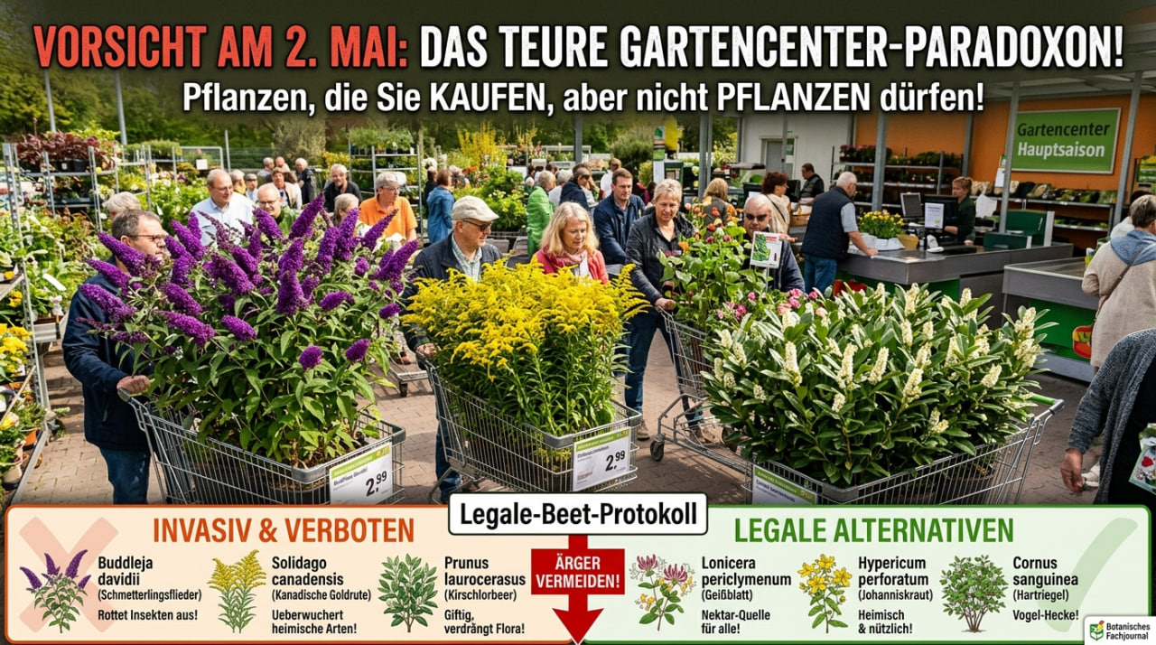 Pflanzen-Illegalität: Für diese Blumen müssen Sie sich am 2. Mai hart rechtfertigen